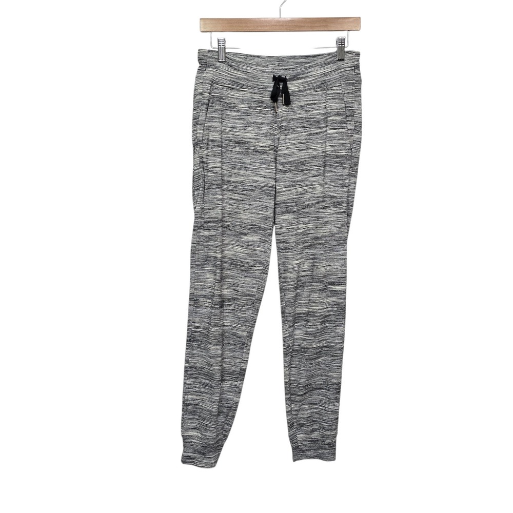 Lululemon Ready to Rulu Jogger Pants Grey White Space Dye Size 6 LW5ASOS